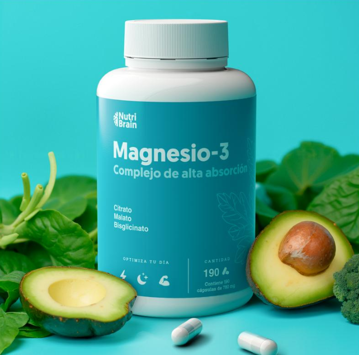Magnesio - 3 componentes 100% naturales